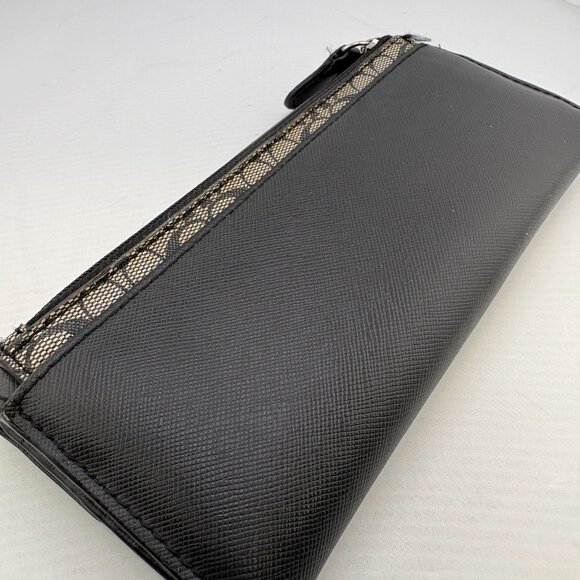 Coach Slim Envelope Wallet With Removable Signature Pouch 2-in-1 Black - Picture 3 of 7